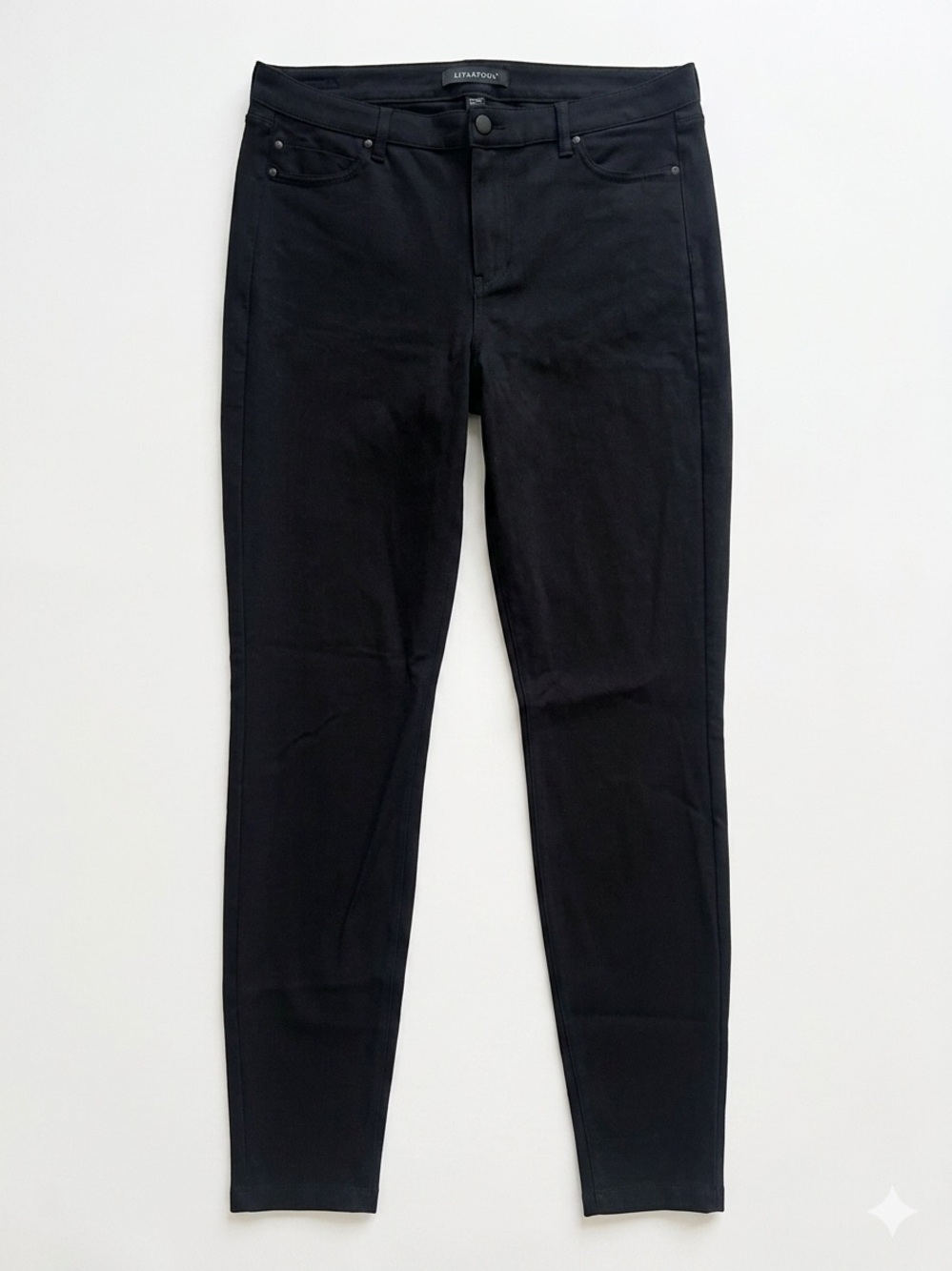Liverpool Black Madonna Skinny Pants Size 16/33